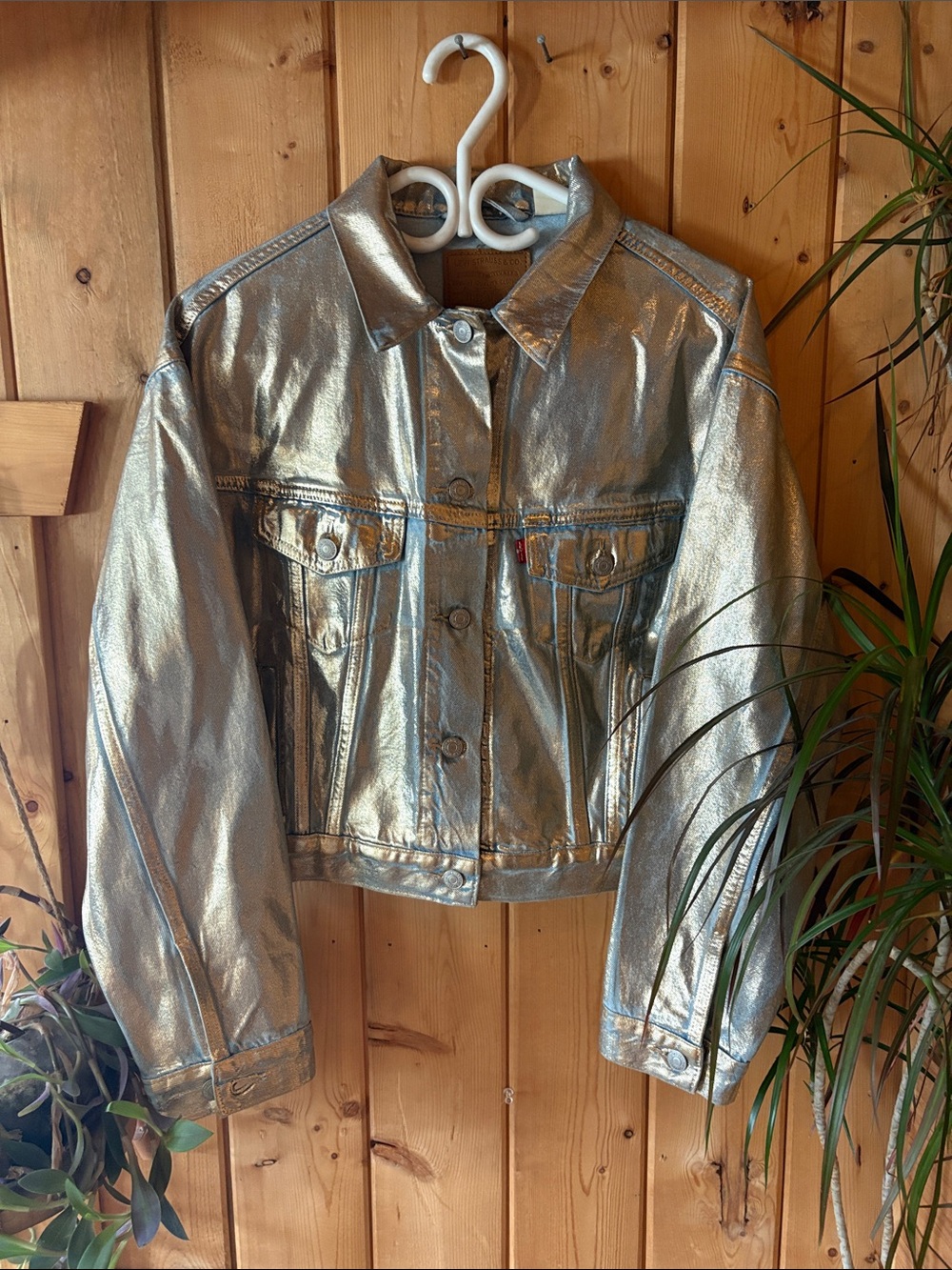 Silver Levi’s Jean Jacket